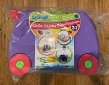 Trunki Ride-On Kids Suitcase Purple Pink Green Melissa Doug Carry-On Luggage