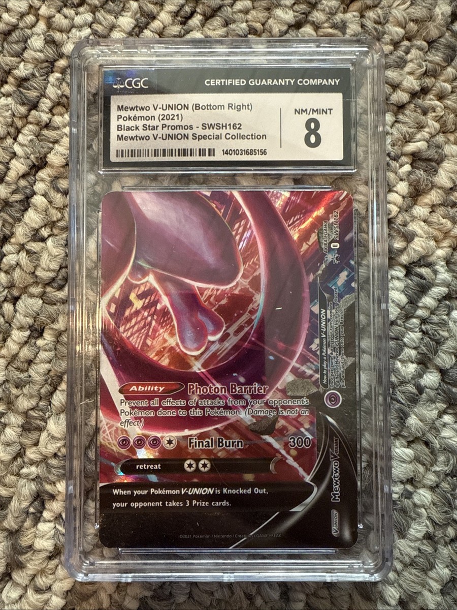 その他 35000 Mewtwo V Union - SWSH162 BOTTOM RIGHT Black Star Promo Pokemon