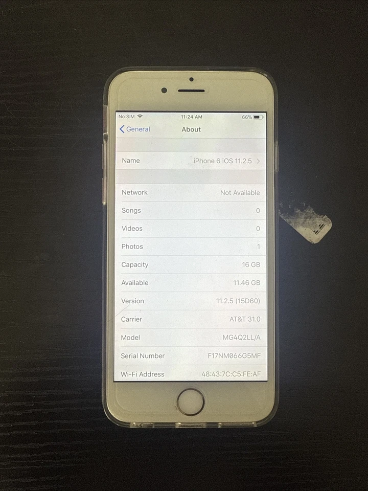 Apple iPhone 6 16gb Custom Red iOS 11.2.5 UNLOCKED - Image 3 of 4