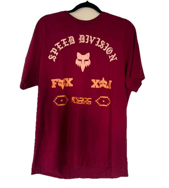 Fox Racing Women's Magenta Ladies Short Sleeve Logo T-shirt M