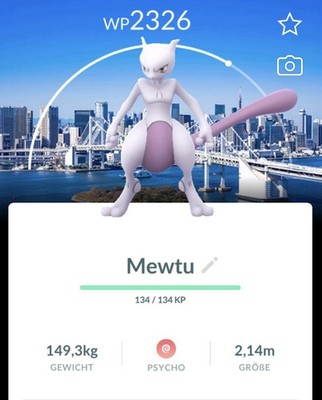 Pokémon Go Mewtu Tokio Background