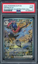 Greninja EX 132 Shrouded Fable Special Illustration Collection Pokemon PSA 9