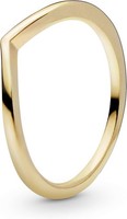 Pandora Ring GrößE 50, Polierter Wishbone-Ring, Gold