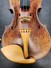 Handcrafted Boxwood Violin Fittings for 4/4   Titanium Hardware  Comfort Cork,