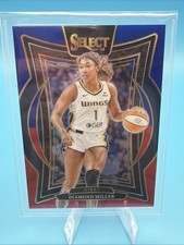 2025 Panini Select WNBA #15 DIAMOND MILLER RED PRIZM WINGS 393/399