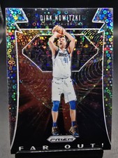 2019-20 Panini Prizm #14 Dirk Nowitzki Far Out! Fast Break Silver