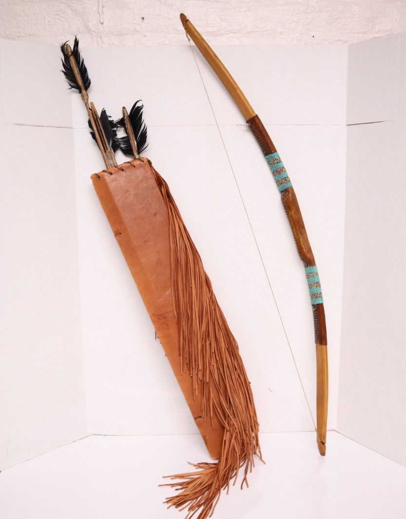 【新品】bow.a ボウエー INDIAN CUT JACQUARD TOPS Atq NATIVE AMERICAN INDIAN HAND CRAFTED Beaded BOW AND ARROW W