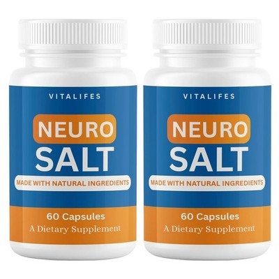 Neuro Salt Capsules   Brain Support, Focus, Memory & Cognitive Support 120caps