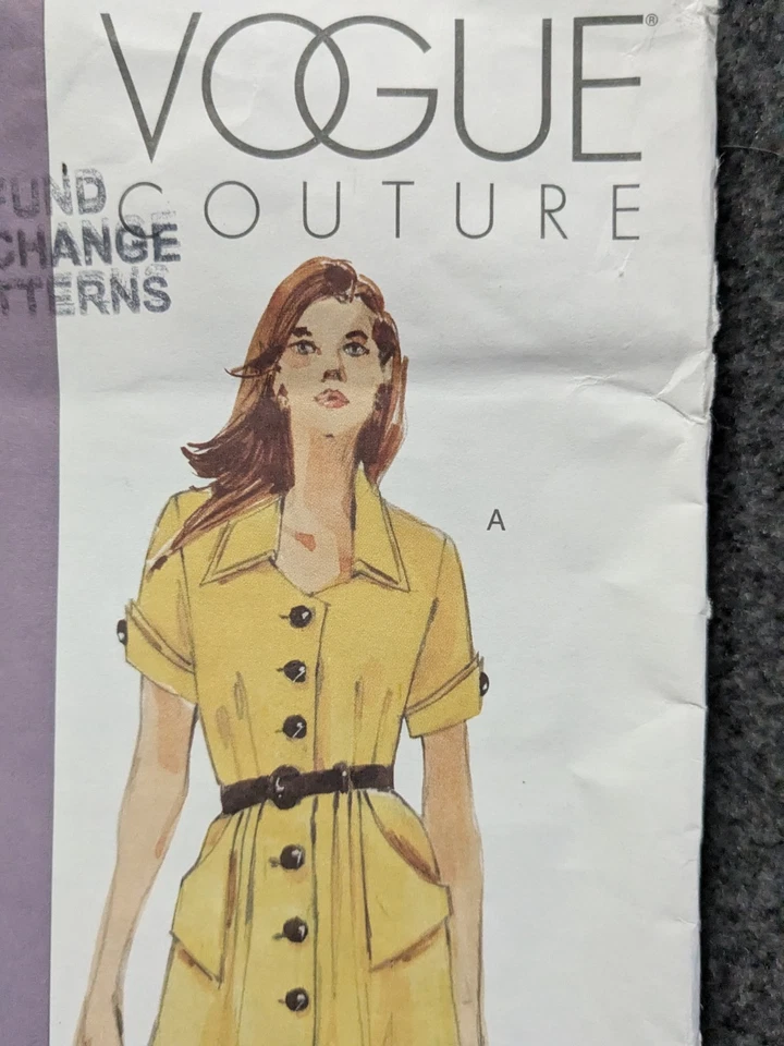 Vogue Couture Pattern 2743 Dress Sizes 18-20-22 Uncut - Image 4 of 4