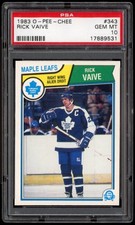 1983-84 O-Pee-Chee OPC #343 Rick Vaive PSA 10 GEM MT