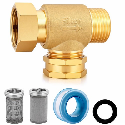 #ad Garden Hose Filter Attachment with 100 Mesh and 40 Mesh Stainless Steel Scree... $37.16