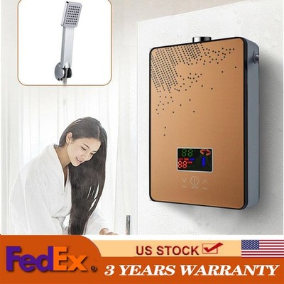 110V 4500W Instant Electric Tankless Hot Water Heater On Demand Whole House Neu