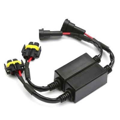 2 Pcs H8/H9/H11 Canbus Wiring Decoder Adapter Connecter Durable Component