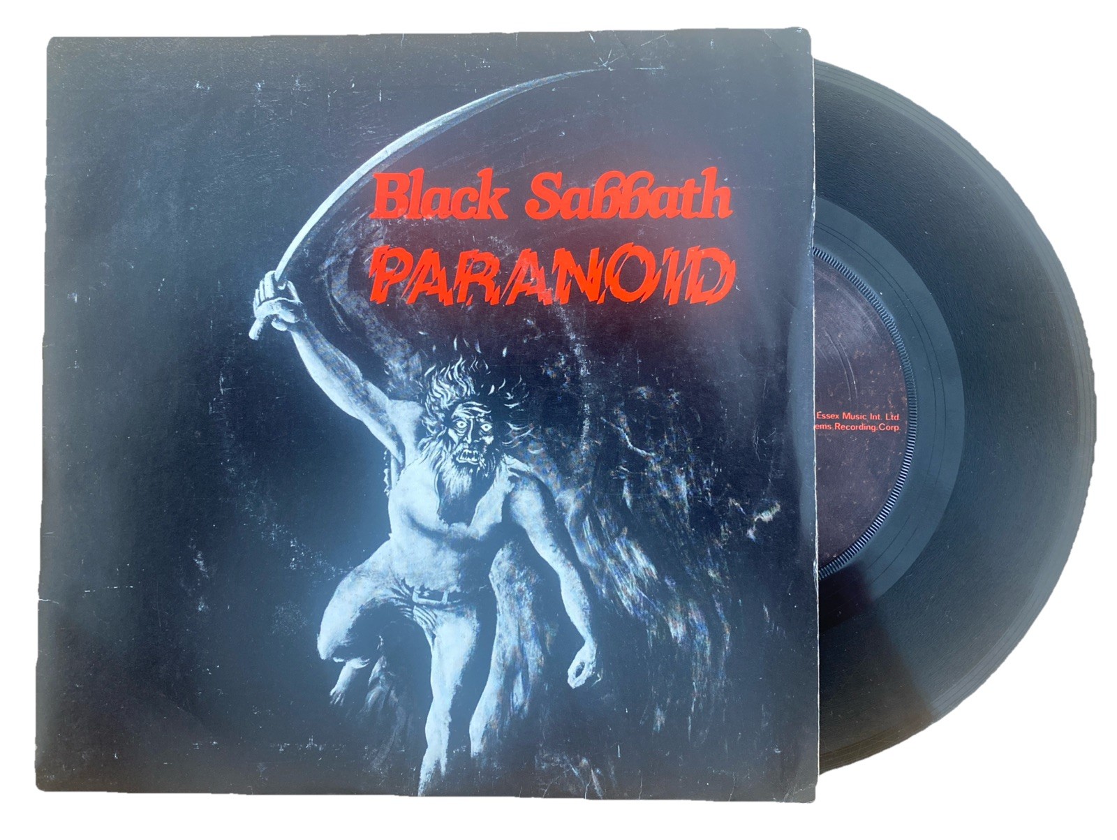 Black Sabbath - Paranoid / Snowblind 7" Single Record Reissue BSS101 NEMS 1976