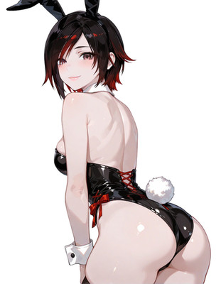 Ruby Rose Waifu RWBY Anime Sticker 6'' Car Decal Weatherproof