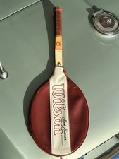 Vintage 1960's Wilson Wood Jack Kramer Autograph Tennis Racquet (Racket) 4 5/8 M