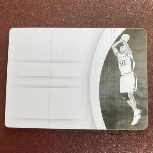 2015-16 Panini Immaculate Autographs 1/1 David Robinson Black Print Plate