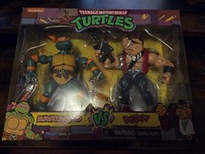 Playmates TMNT Michelangelo vs Bebop Exclusive Teenage Mutant Ninja Turtles New