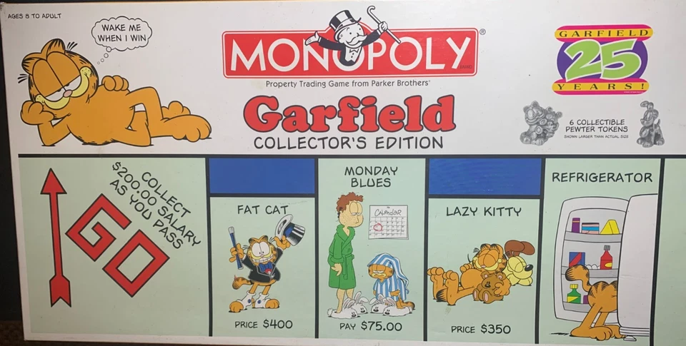 Монополия GARFIELD POOKY ТИТУЛЬНЫЙ ДОКУМЕНТ КАРТА 2003 - Изображение 2 из 3