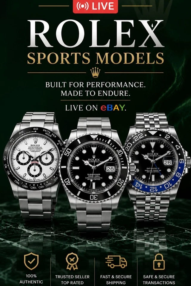 JD Watches Live! Featuring Rolex Sports Models