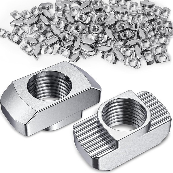 60 StüCk Nutensteine Hammerkopfmutter 10Mm Nut 8 (EU40-M8)-image