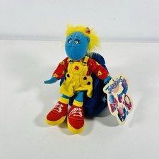 Vinatge Tweenies Bella Soft Toy Doll Sitting On Bean Bag Plush Cbeebies 1999 Tag