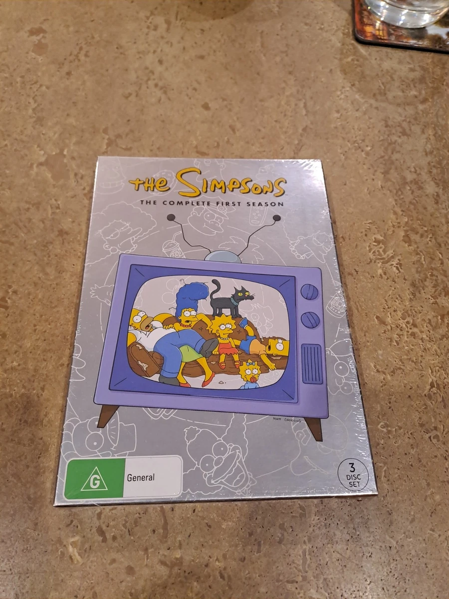 THE SIMPSONS THE COMPLETE FIRST SEASON DVD BOX SET NEW FACTORY SEALED PAL 