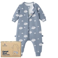 Unisex Sleep Sack with Feet 2.5 Tog 18-36 Months, Gifts for Boys  Girls, Blu...