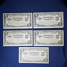 Vintage Southern Oil Stores Dixie Vim United Profit Sharing Coupon.  1930's-50's