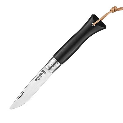 Opinel NEO6 Opiflex - Taschenmesser mit 7 cm INOX-Klinge und Ebenholzgriff