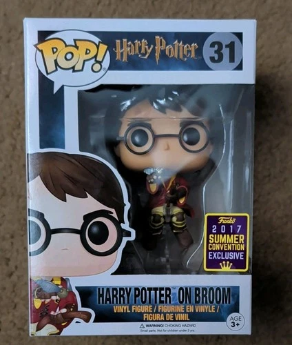 Harry Potter on broom vinyl figure 2017 Summer Con Funko POP! Harry Potter #31