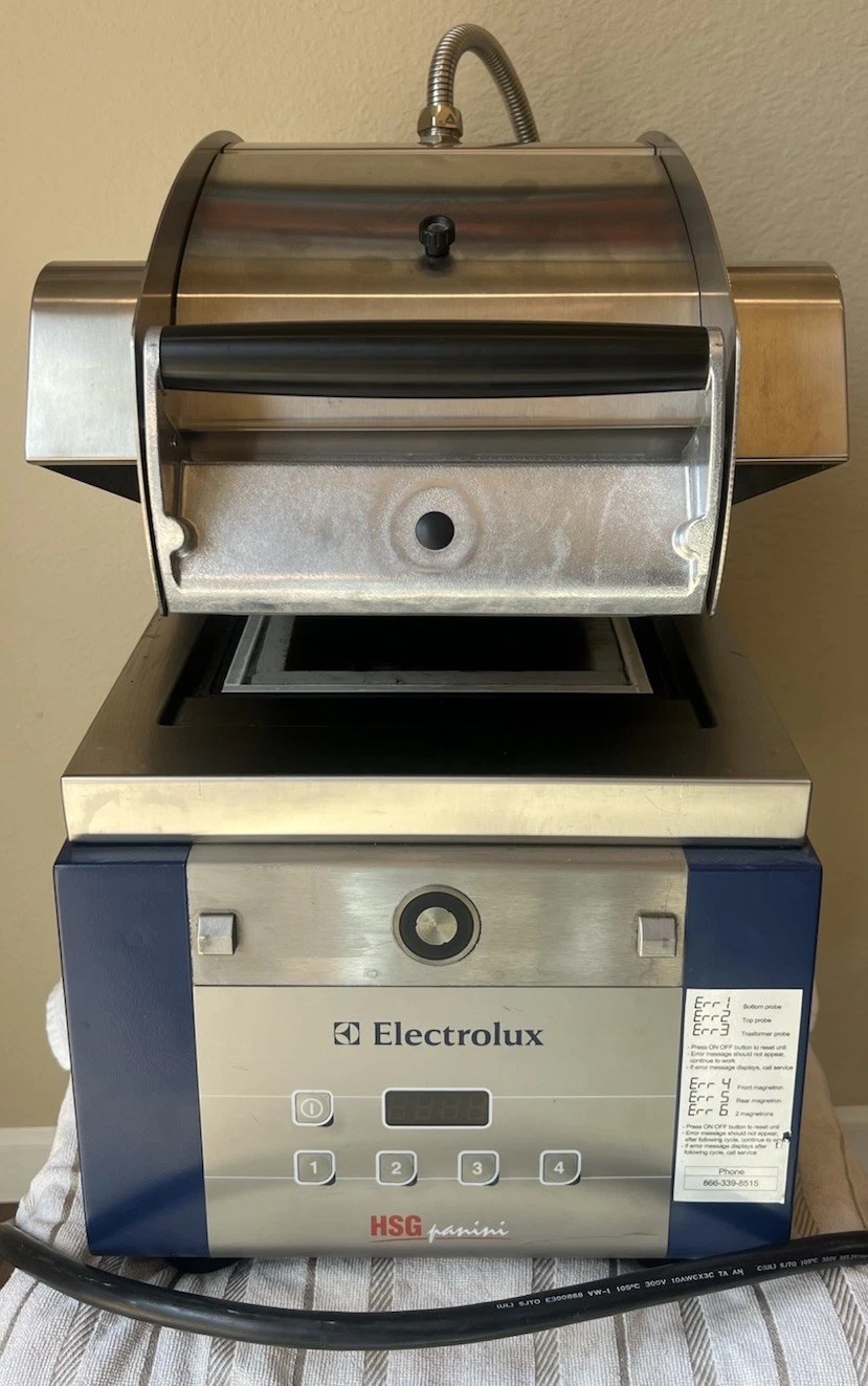 ELECTROLUX Panini Press HSG HSPPUS High Speed Sandwich Grill TESTED WORKING!
Opens in a new window o