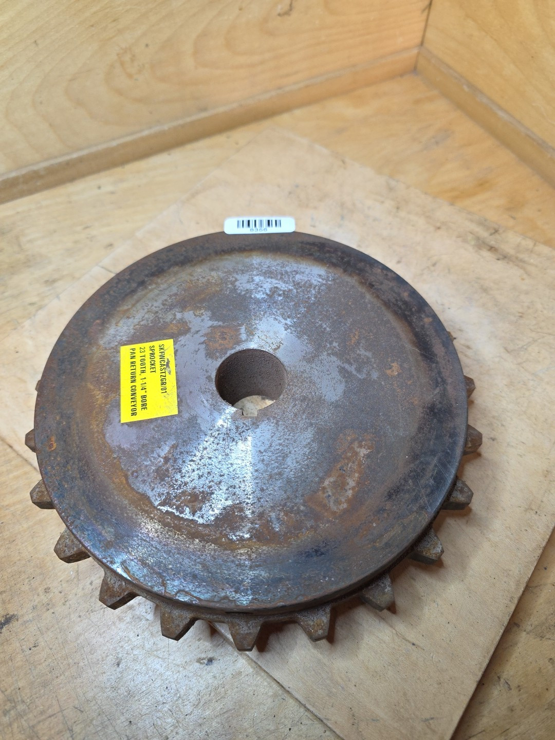 Mw8c23h Sprocket Conveyor Chain, 23 Tooth 1.-1/8 Pitch, 1.250 Bore