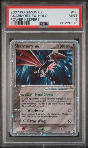 Pokemon Skarmory ex Holo EX Power Keepers 98/108 PSA 9 Mint