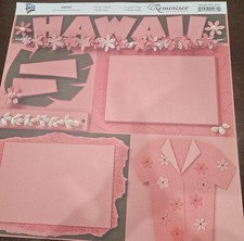 HAWAII vacation travel 2 premade scrapbook Reminisce SFL011