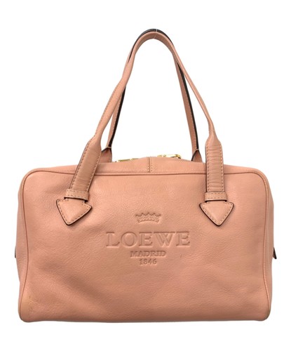 LOEWE leather handbag color: pink women hand bag purse handle From Japan