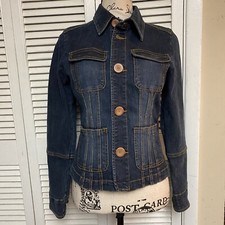 Tulle Denim Jacket Size Medium