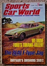 Sports Car World 1974 Jun Ford Falcon XB Torana SLR5000 Monaro HQ Datsun 260Z Ca