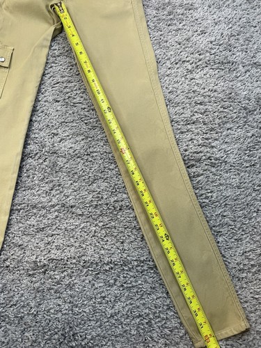 Citizens of Humanity Cargo Denim Jeans Women S Khaki Side Pocket Low Rise Skinny - Picture 3 of 15