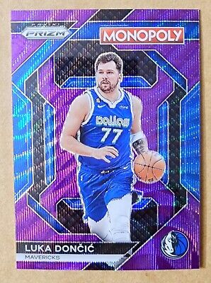 2023-24 Panini Prizm Monopoly Luka Doncic Purple Wave Prizm 2023-24 Panini Prizm Monopoly Luka Doncic Purple Wave Prizm