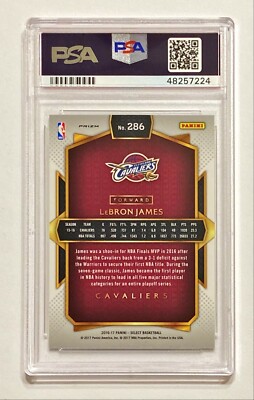 2016-17 Panini Select LEBRON JAMES #286 Silver Prizm Courtside