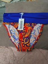 WOMENS  POUR MOI  NEW roll top  BIKINI   BOTTOMS  SIZE 8   BNWT