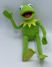 Nanco The Muppets Plush Kermit The Frog Stuffed Animal Poseable Green 23" READ 