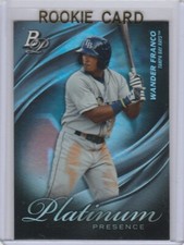 WANDER FRANCO ROOKIE CARD Tampa Bay Rays 2019 PLATINUM PRESENCE Baseball $$ RC!