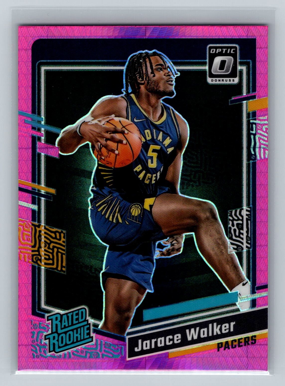 2023-24 Donruss Optic Jarace Walker Hyper Pink #226 Indiana Pacers