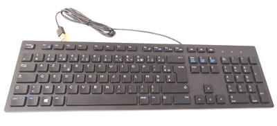 DELL Multimedia SLIM Tastatur KB216 AZERTY USB French Keyboard clavier français