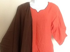 Woman Indian Pakistani Embroider. Kameez Shalwar