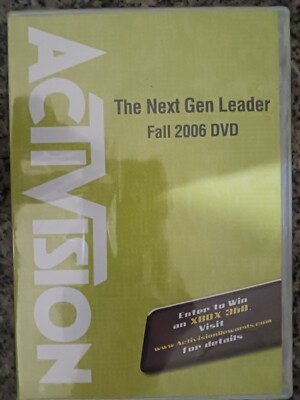 RARE Activision Fall 2006 Product Preview DVD Promo Ultimate Alliance COD 3 new