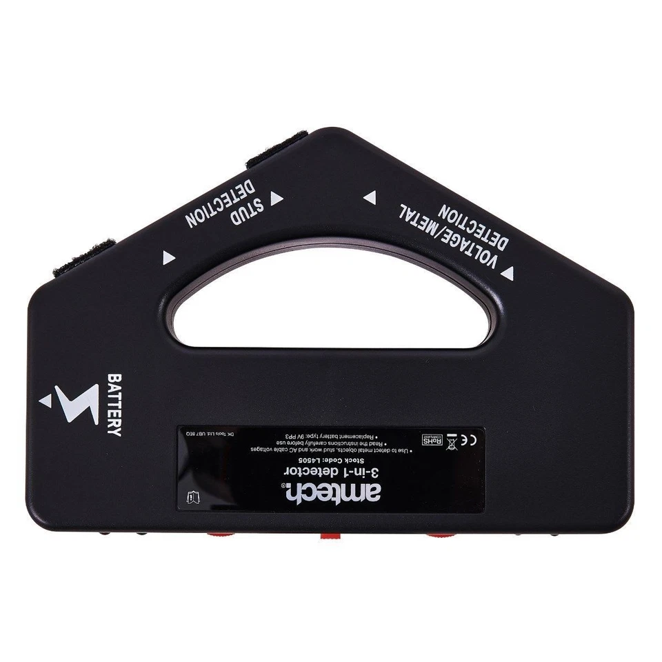 3 in1 Stud Metal Voltage AC Live Wire Detector Scanner Finder + 9v batery AMTECH - Image 3 of 3