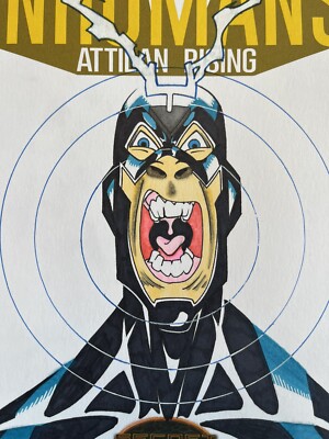 Inhumans Attilan Rising  #1  Secret Wars Blank Variant / Black Bolt Sketch Cover